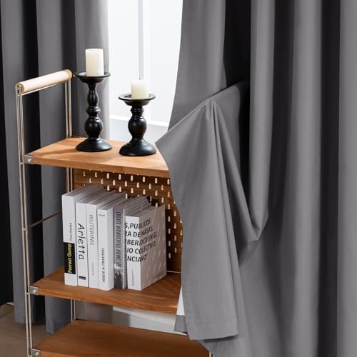 H.VERSAILTEX Blackout Curtains 63 Inch Length 2 Panels Set Room