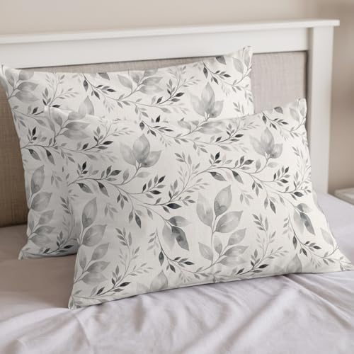 Vintage Botanical Duvet Cover Full Size Bedding Set 4 Pieces, 1