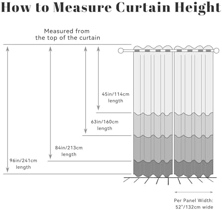 Cream 100% Blackout Linen Black Out Curtains 63 Inch Length Farmhouse