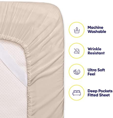California King Deep Pocket Sheet Sets – 6-piece Extra Deep Pocket Bed