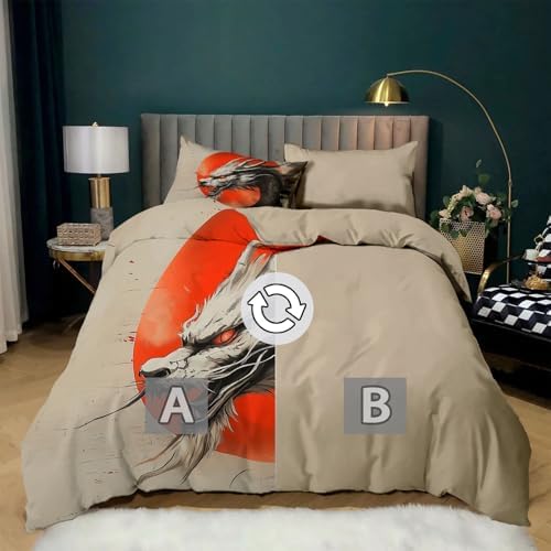 Duvet Cover King Size, Reversible King Duvet Cover Set with