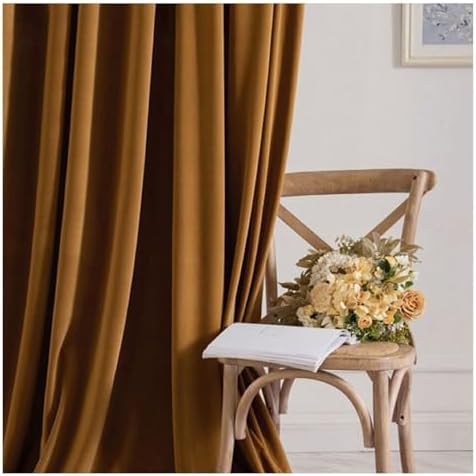 Curtains 72 Inch Length 2 Panels Set, Darkening Curtains for Living