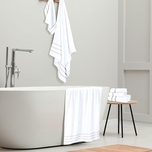 MyOwn Ultra Soft 6 Pack Cotton Towel Set, Contains 2 Bath Towels 28x55