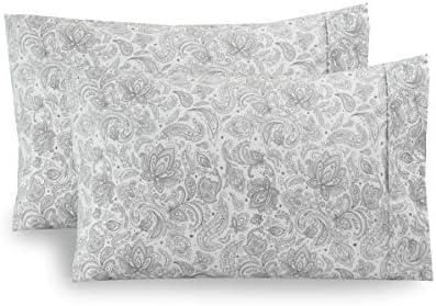 Elegant Comfort Paisley Pattern Pillowcase, 1500 Premium Hotel Quality