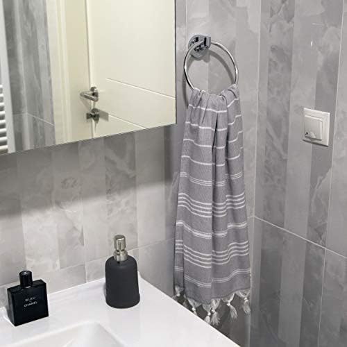 4 Pack Turkish Hand Towels for Bathroom -18 x 40 inch 100% Cotton