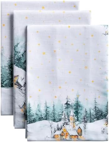 Maison d' Hermine Kitchen Towels Set of 3 Reusable 100% Cotton 27.50"
