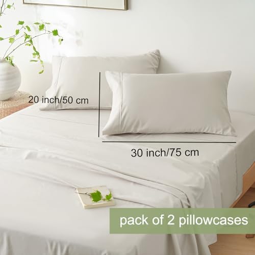 Mohap Bed Sheet Set 4 Pieces Double Brushed Microfiber 1800