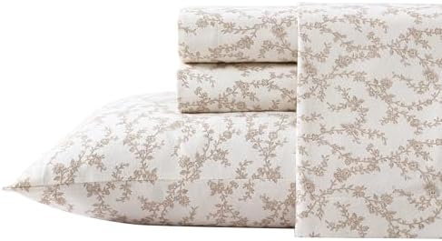 Laura Ashley - King Sheet Set with Fitted Sheet & Pillowcases
