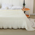 Bedding Smoke Gray 100% Cotton Blanket [Queen Size - 90x90 Inch]