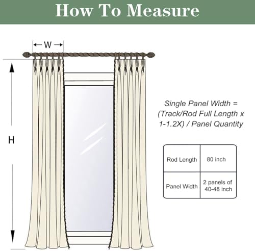 Embroidery Trim Linen Pinch Pleated Curtains, Gorgeous Window Panels