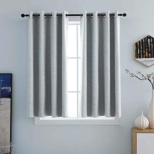 North Hills Double Tone Color Jacquard Textured Weave Curtains