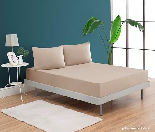 100% Cotton Fitted Sheet Only - Deep Pocket up to 16inch - All-Around