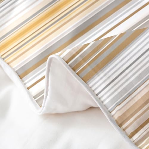Manfei Classic Stripe Patchwork Kids Bedding Set King Size 100%