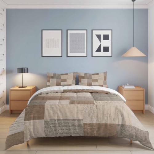 Boho Modern Aesthetic Full Duvet Cover Set - 4 Pcs Comforter Cover