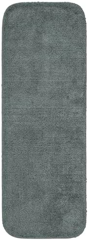 Garland Rug Traditional Bath Rug, 22-Inch by 60-Inch, Dark Gray