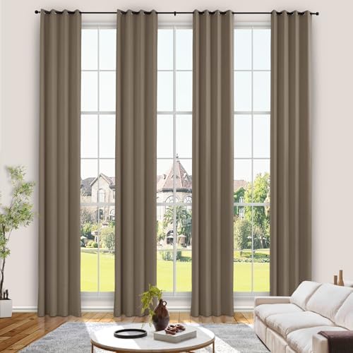 Frelement 120 Inches Long Full Blackout Curtains Luxury Velvet