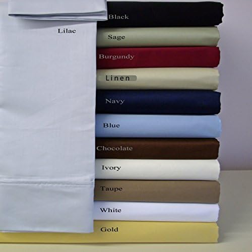 Royal Hotel Solid Taupe 4pc Queen Waterbed-Sheets 100% Brushed