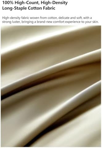 300TC 100% Long Staple Cotton Flat Sheet Soft Sateen Weave Top