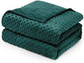 Wemore Weighted Blanket for Adults 25 lbs King Size 80"x87" Dark Green