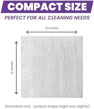 100% Cotton Terry Towels Cleaning Cloths, 5 lb Box - 60 Count