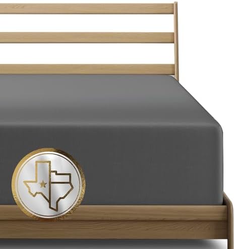 TEXAS LINEN CO. Premium Egyptian Cotton California King Size Fitted