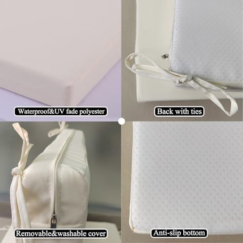 SAMTY 20 x 18 Inch Outdoor Chair Cushions for Patio Furniture, UV