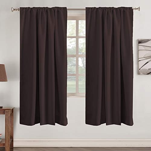 Turquoize Blackout Curtains Thermal Insulated Window Treatment Panels