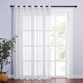 NICETOWN Sheer Curtain for Sliding Glass Door 100" Wide, Grommet Voile