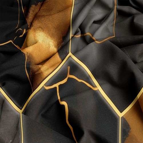 Abstract Geometric Marble Printed Bedding Set– Microfiber Duvet Cover
