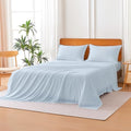 Amazon Basics Jersey Knit 4-Piece Sheet Set, Wrinkle Free and Easy
