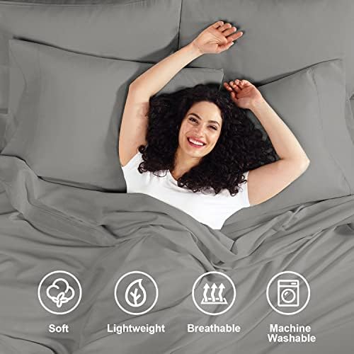 King Sheet Set Fits Mattress Upto 16'' Deep Pocket, 800-Thread Counts