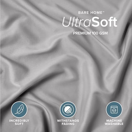 Bare Home Pillow Sham Covers 1800 Ultra-Soft Set