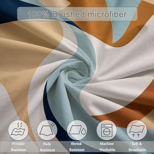 Soft Breathable Duvet Cover Minimalist Abstract Geometric Pattern