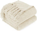 Chenille Throw Blanket for Couch - Soft Knit Blankets 60"X80"