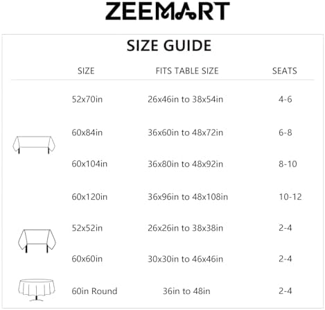 ZeeMart Boho Rectangle Grid Tablecloth with Tassels, Taupe 60x120in