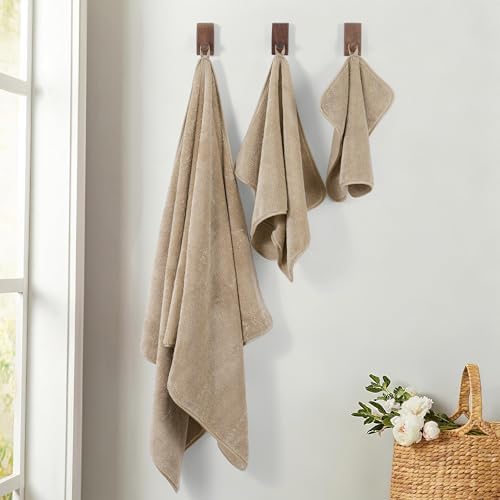 MICROFI Ring Spun Terry Microfiber Bath Towel Set, 3 Piece, Oversize