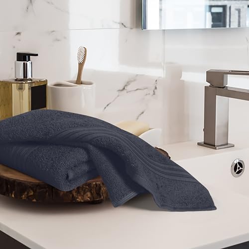 BOUTIQUO Ultra Soft Cotton 6 -Piece Hand Towel Set 16x24 Inch, Ideal