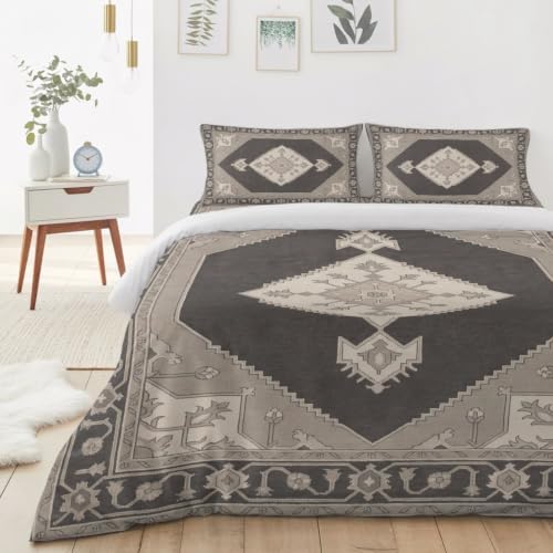 Boho Full Duvet Cover Set - 4 Pcs Comforter Cover Bedding Sets with