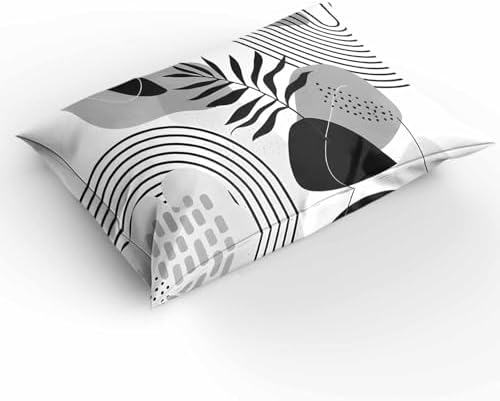 Duvet Cover Set Full, Bohemian Arch Abstract Geometric 3 Piece Bedding