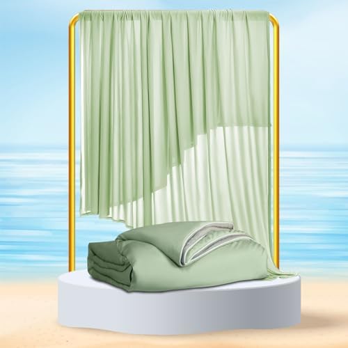 LLanCL Cooling Series Bundle: Cooling Blanket Queen Size