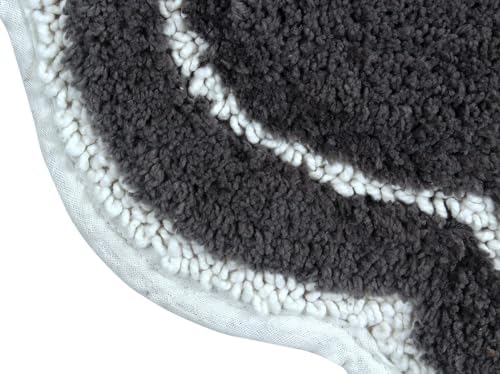 Home Weavers Allure Collection 100% Cotton Tufted Bathroom Rug, Soft
