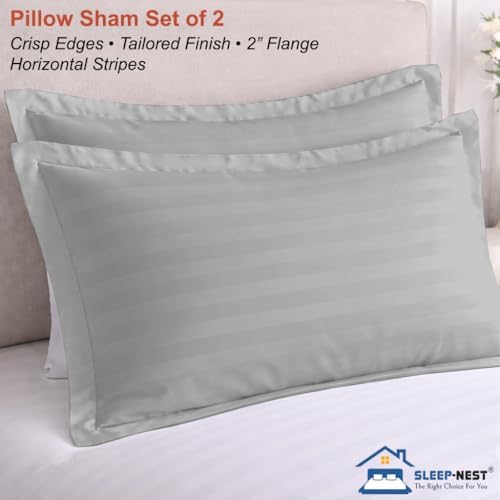 SLEEP-NEST Hotel Luxury Classic Wide Stripe Duvet Cover King 104x90