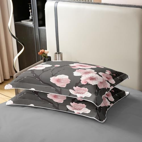 Erosebridal Flowers Leaves 100% Cotton Comforter Cover Queen Boho
