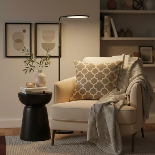 PANDICORN 18x18 Outdoor Throw Pillow Covers Set of 2 Quatrefoil, Taupe