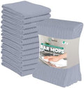 ZUPERIA Bar Mop Kitchen Towels - Pack of 12 (16" x19”) Ring Spun