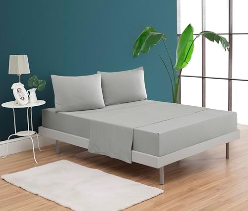 100% Cotton Bed Sheet Set with Deep Pocket - T-Shirt Fabric Jersey