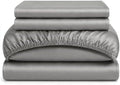 URBANHUT 100% Cotton Sheets King Size, 400 Thread Count -4Pc Sheet Set