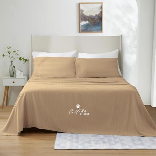 Egyptian Cotton Full Size Sheet Set, 4-Piece, 1000 Series Sateen