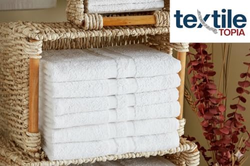 Collection Bath Towel 22x44 – White Bath Towels for Spa, Salon, Gym