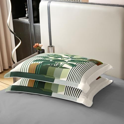 jejeloiu Boho Bohemian Duvet Cover 100% Cotton Queen Size Modern